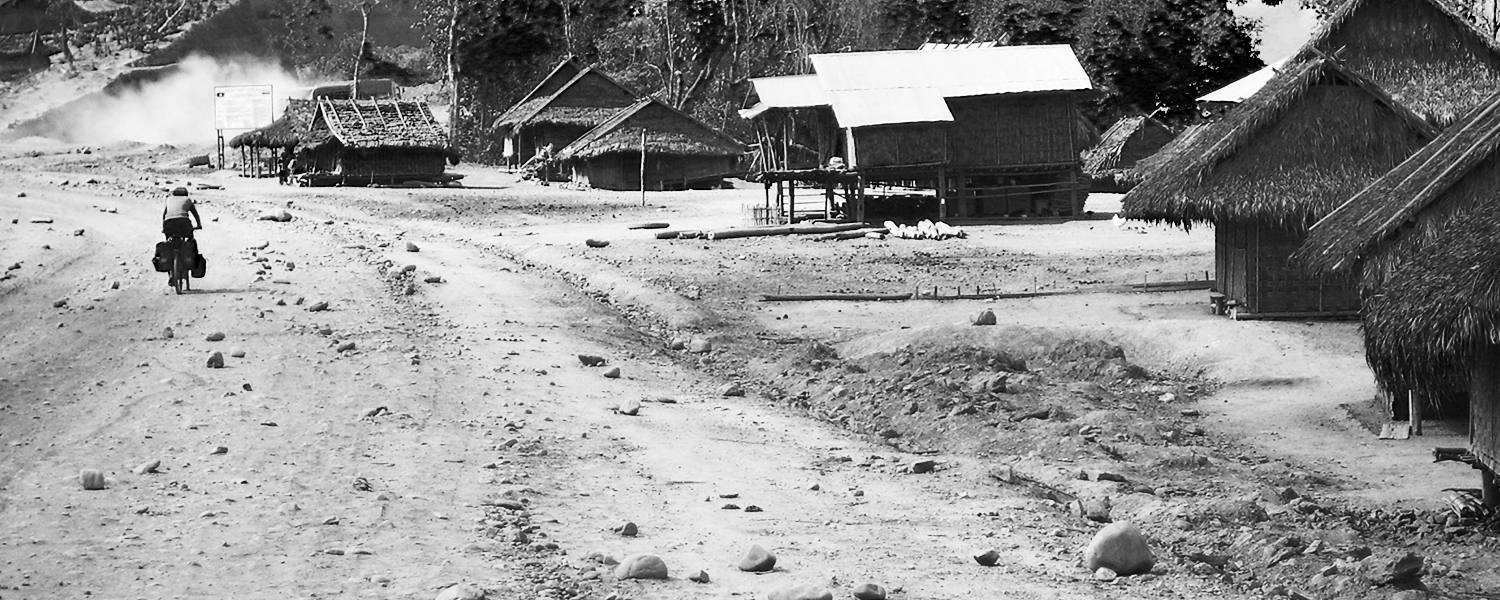 Fietsen in Laos een knipsel uit een reisdagboek